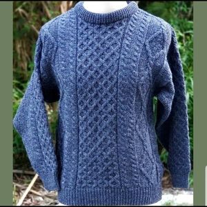 Aran Crafts Irish Fisherman’s Sweater Wool M